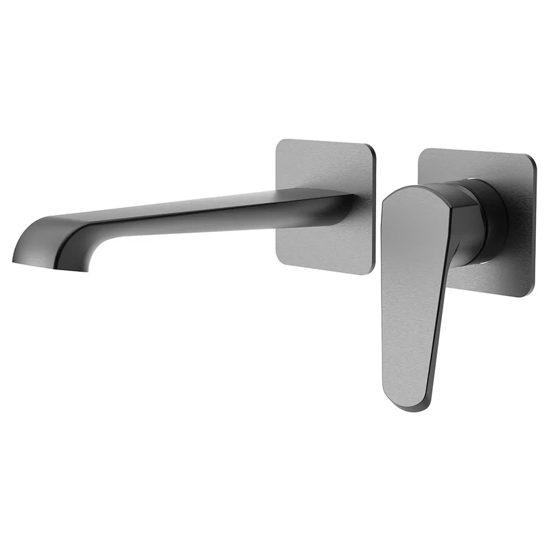 Eliseo Ricci Daytona Wall Mounted Bath Filler - Gunmetal