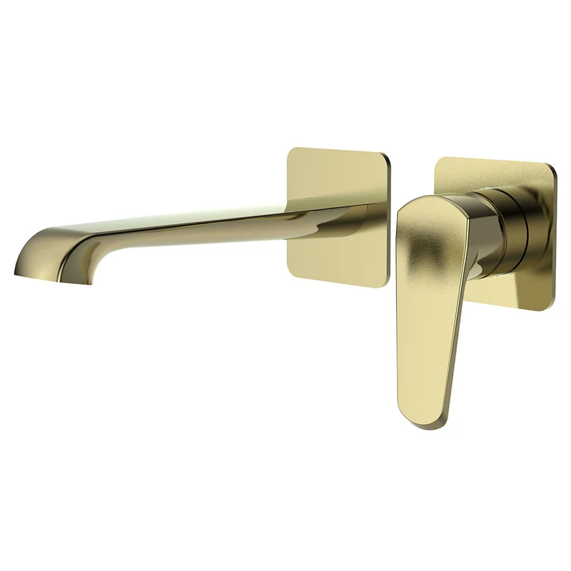 Eliseo Ricci Daytona Wall Mounted Bath Filler - Brushed Brass