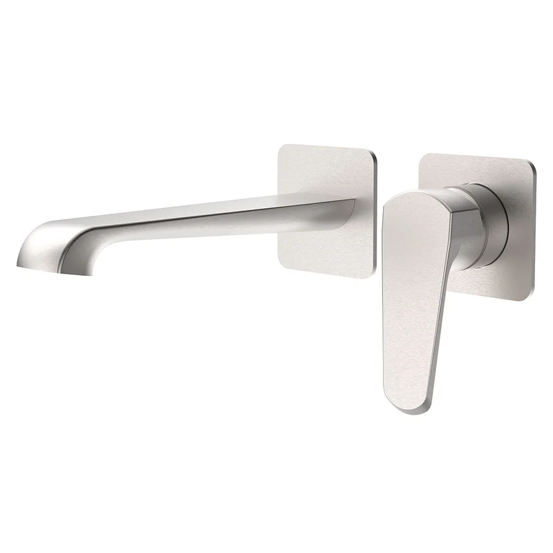 Eliseo Ricci Daytona Wall Mounted Bath Filler - Brushed Nickel