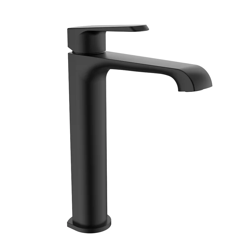 Eliseo Ricci Daytona Tall Mono Basin Mixer - Matt Black