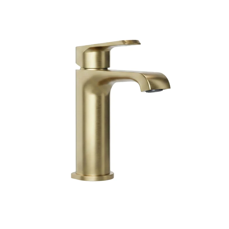 Eliseo Ricci Daytona Mono Basin Mixer - Brushed Brass