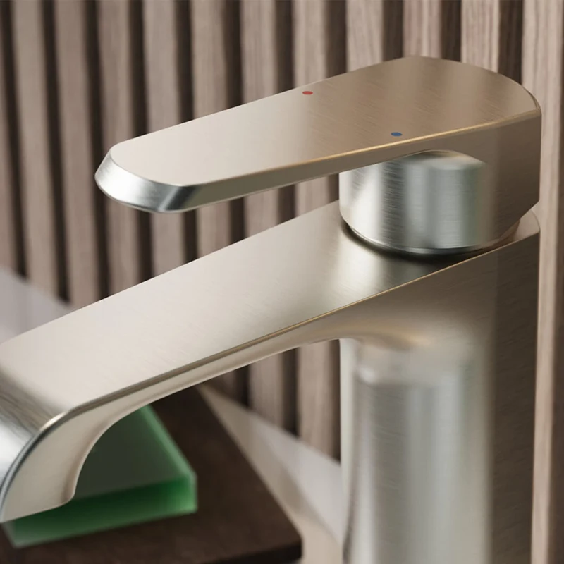 Eliseo Ricci Daytona Mono Basin Mixer - Brushed Nickel