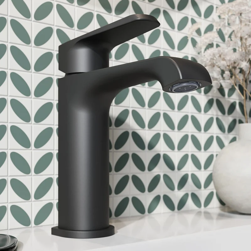 Eliseo Ricci Daytona Mono Basin Mixer - Matt Black