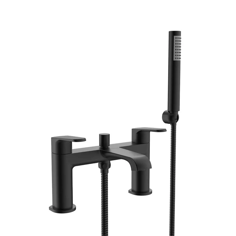 Eliseo Ricci Daytona Bath Shower Mixer - Matt Black