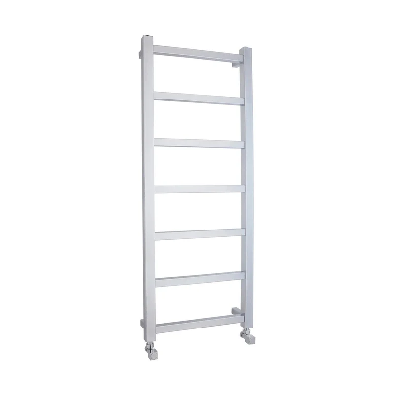Nuie Eton Heated Towel Rail Contemporary Chrome Steel 1200x450x40mm
