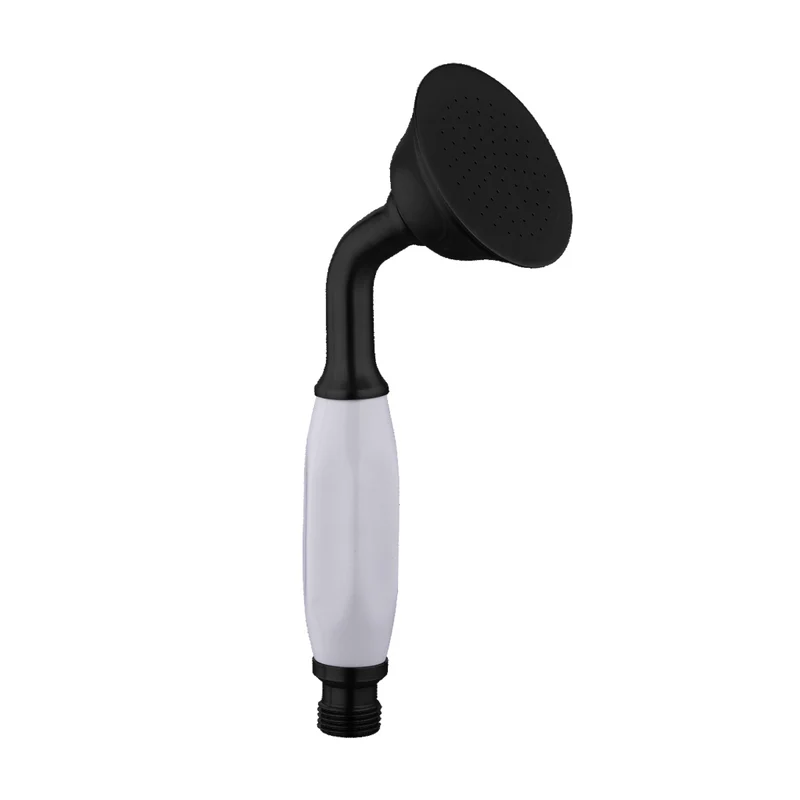 Eliseo Ricci Traditional Black Handle Shower Handset
