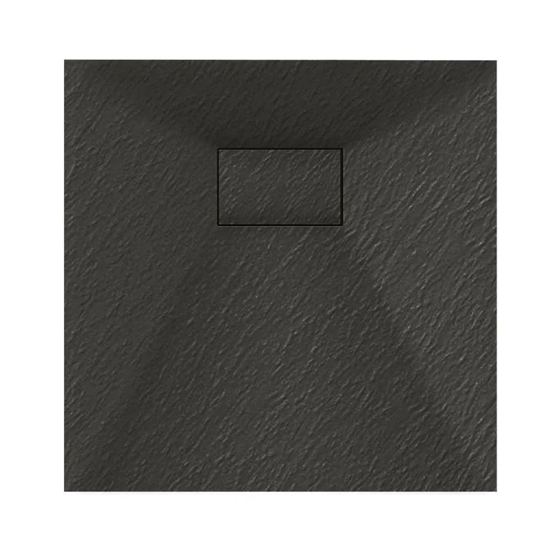 Veloce Uno Square Shower Tray 800 x 800mm - Black