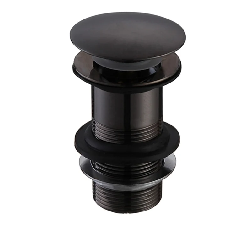 Eliseo Ricci Unslotted Sprung Basin Waste - Matt Black