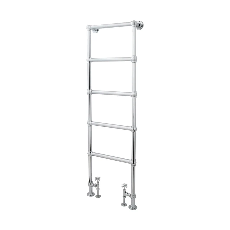 Hudson Reed Heated Towels Rails Countess Trad Chrome Steel 1549x598x130mm