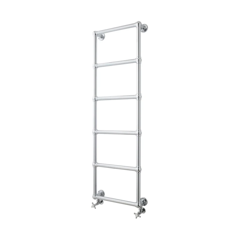 Hudson Reed Heated Towels Rails Countess Trad Chrome Steel 1548x598x110mm