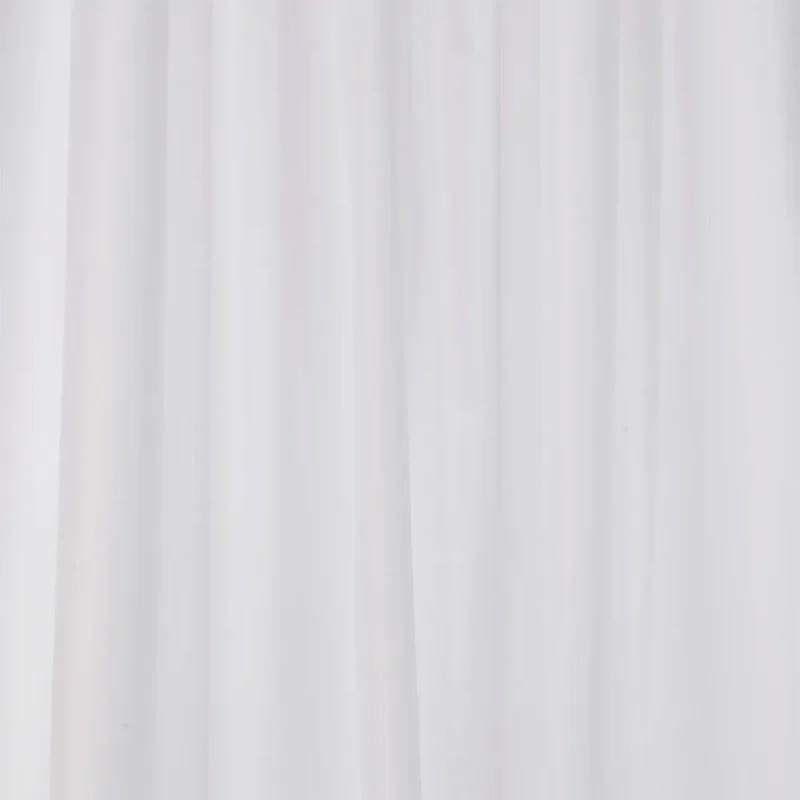 Croydex High Performance White Textile Shower Curtain 1800 x 1800 mm