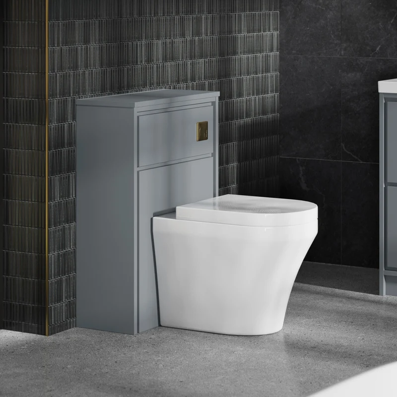 Lille 550mm Floor Standing WC Unit - Coastal Grey Matt