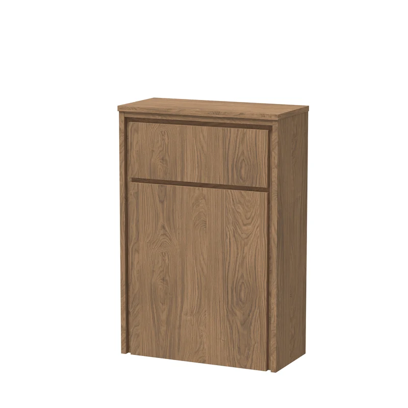 Lille 550mm Floor Standing WC Unit - Antique Oak Woodgrain