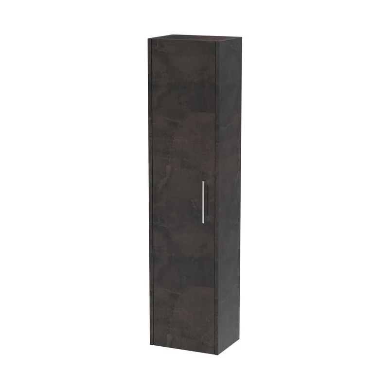 Hudson Reed Juno Wall Hung 350mm Tall Unit Contemp Metallic Slate MFC Textured Matt 1433x350x255mm