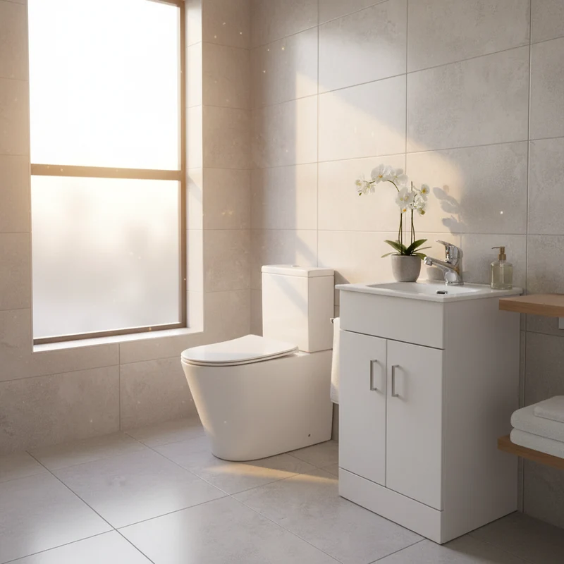Bergo 600mm Vanity Unit, Tap & Toilet En-suite Deal
