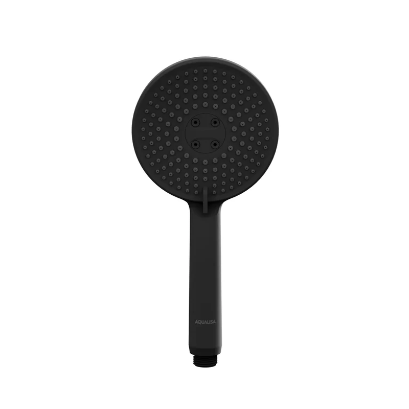 Aqualisa Smart Glo Digital Shower - Single Outlet with Riser Rail Exposed HP/Combi - Black