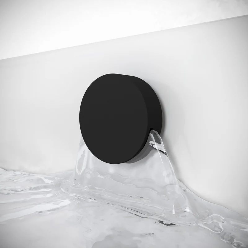 Aqualisa Smart Glo Digital Shower - Dual Outlet with Riser Rail and Bath Fill (Concealed) HP/Combi - Black