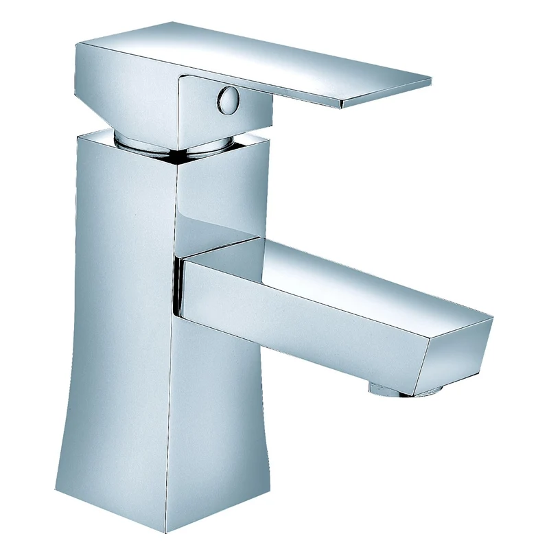 Haworth Modern Square Basin Mixer - Chrome