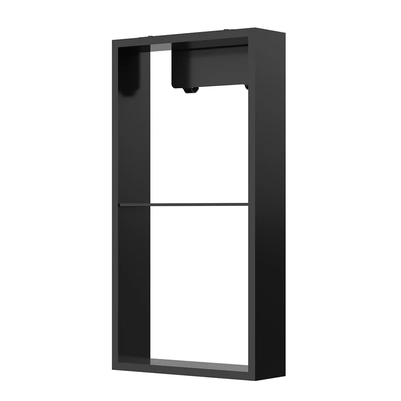 Eliseo Ricci 630mm x 330mm Hanging Shower Shelf - Black