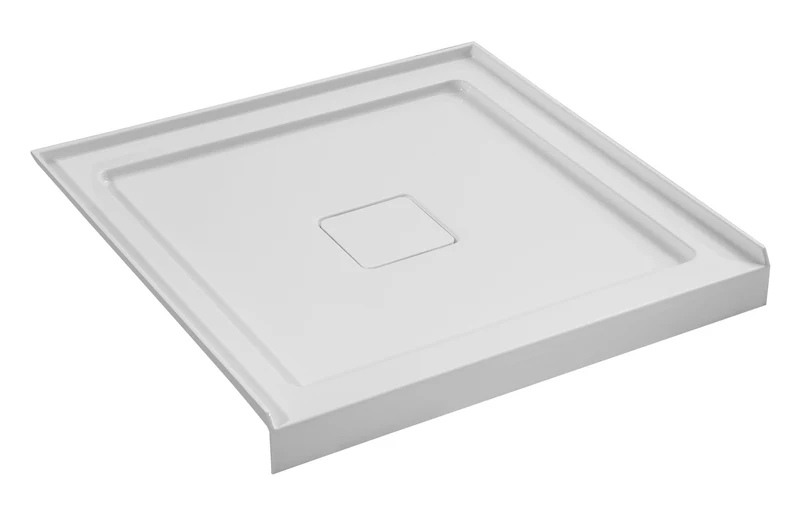 Douche (Base et Vitres inclus) noire 36"X36" en alcôve