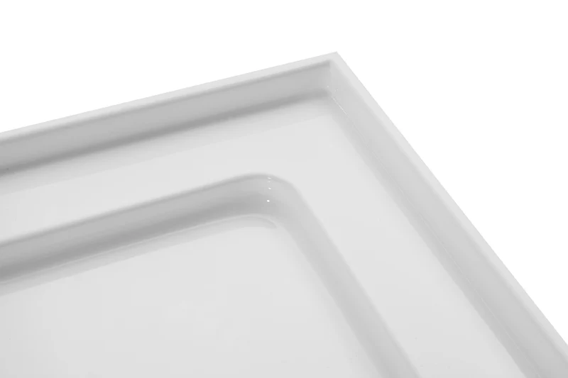 Douche (Base et Vitres inclus) noire 36"X36" en alcôve