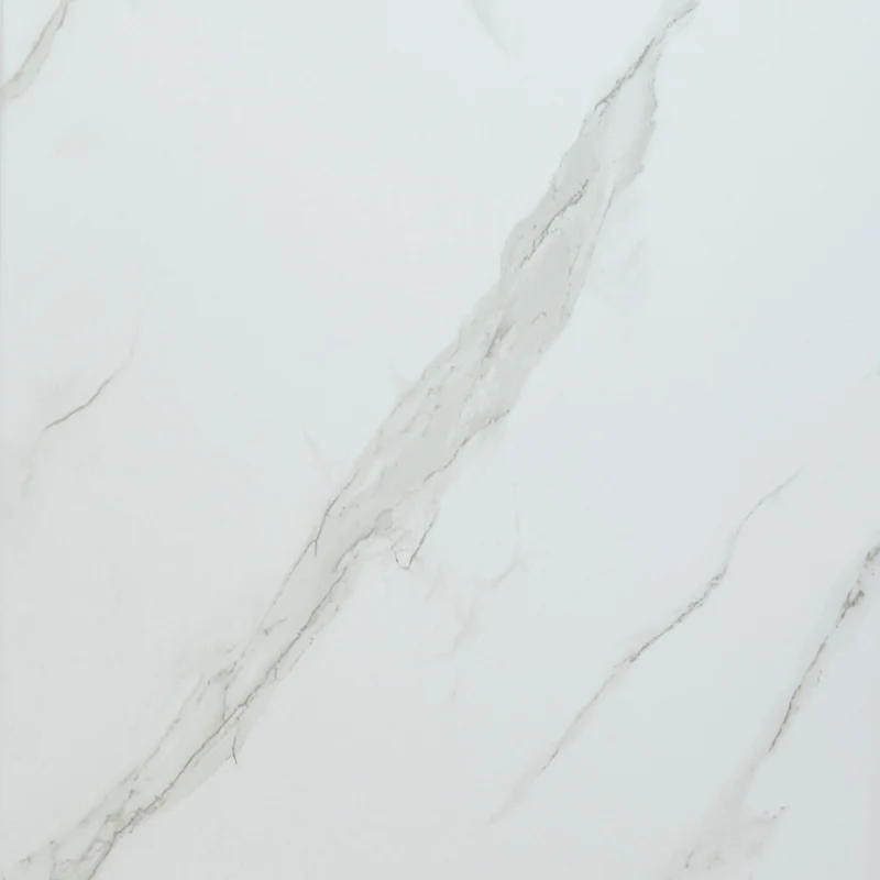 Mur de douche en PVC effet marbre blanc lustré 48 po x 96 pouce