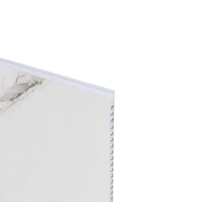Mur de douche en PVC effet marbre blanc lustré 48 po x 96 pouce