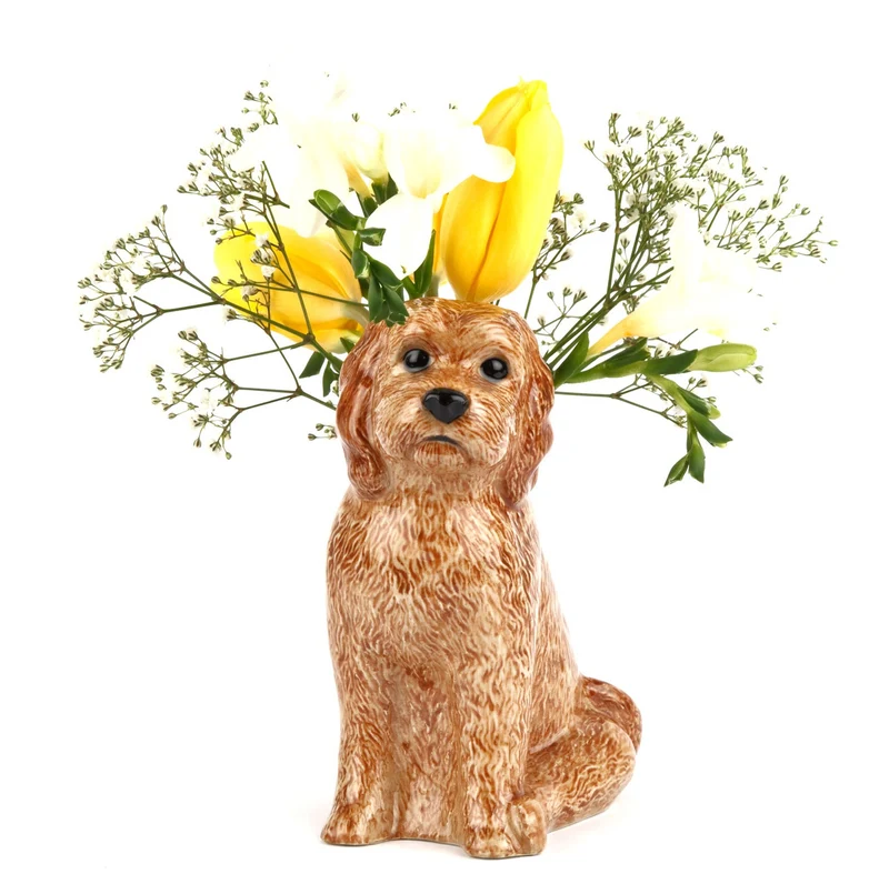 Cockapoo vase i stentøj – Quail