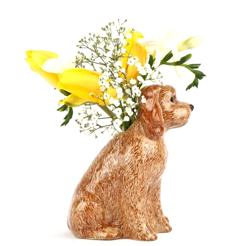 Cockapoo vase i stentøj – Quail