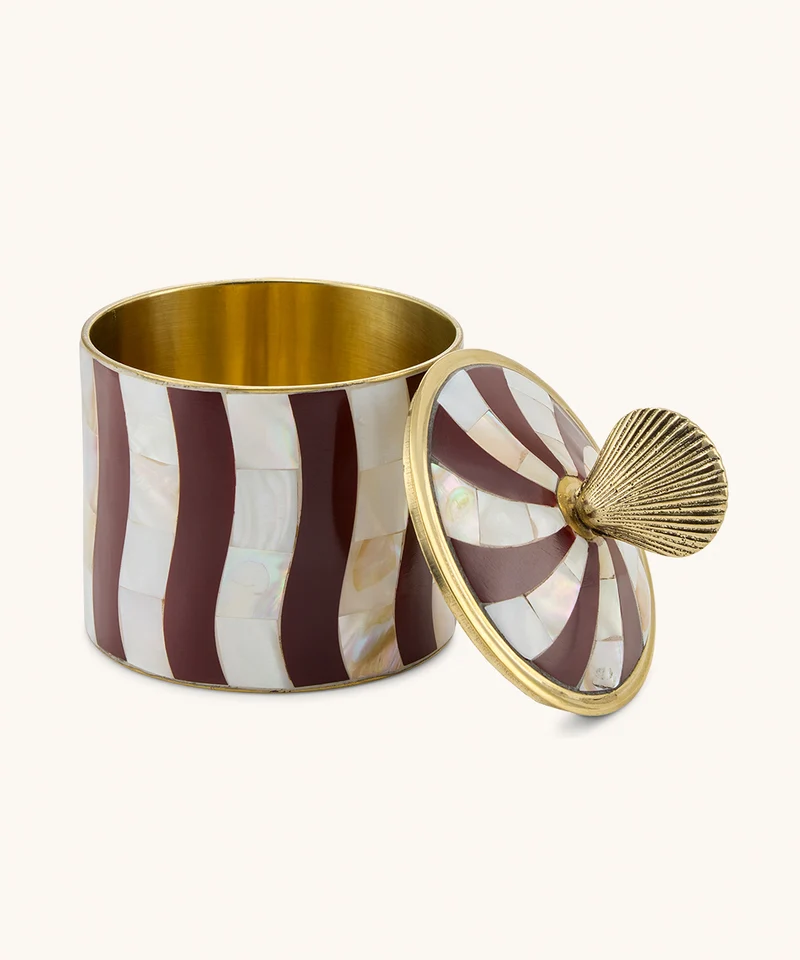 Abby musling krukke i messing – Doing Goods