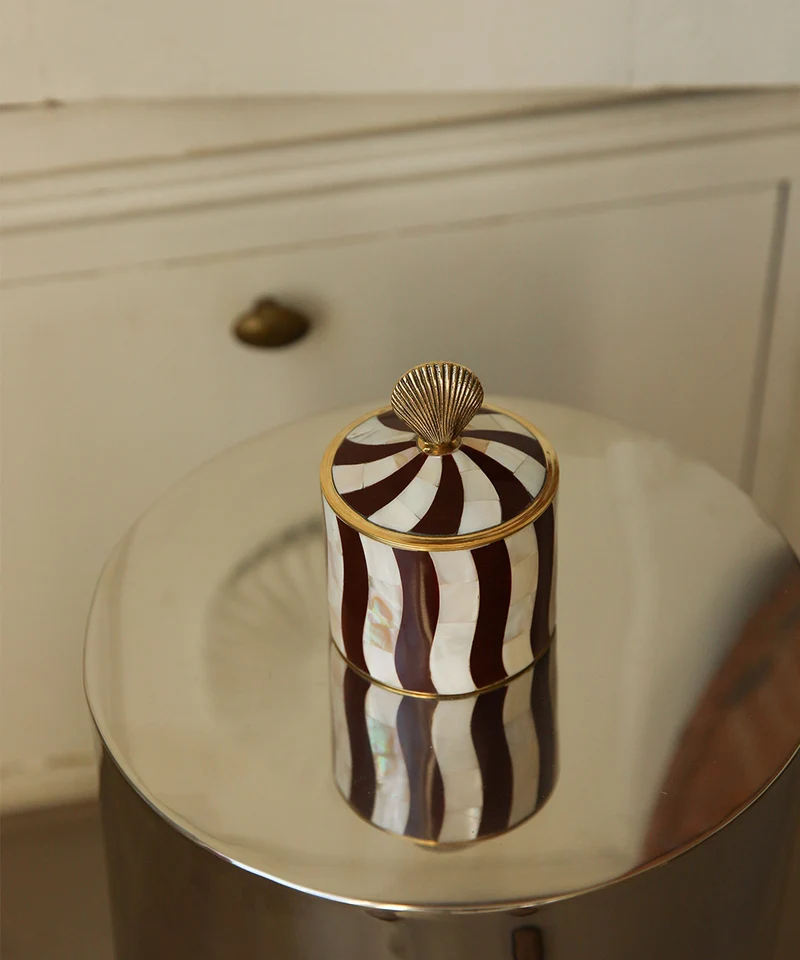 Abby musling krukke i messing – Doing Goods