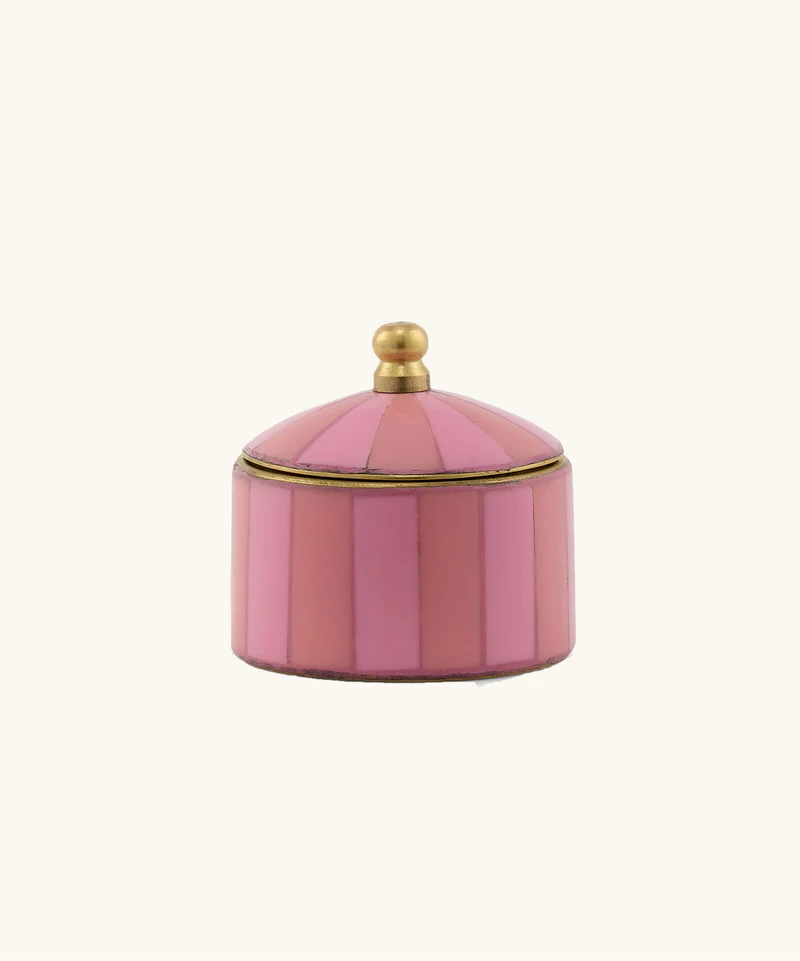 Pink circus krukke i polyresin – Doing Goods
