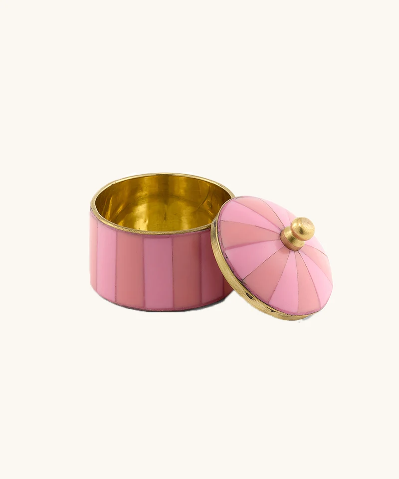 Pink circus krukke i polyresin – Doing Goods