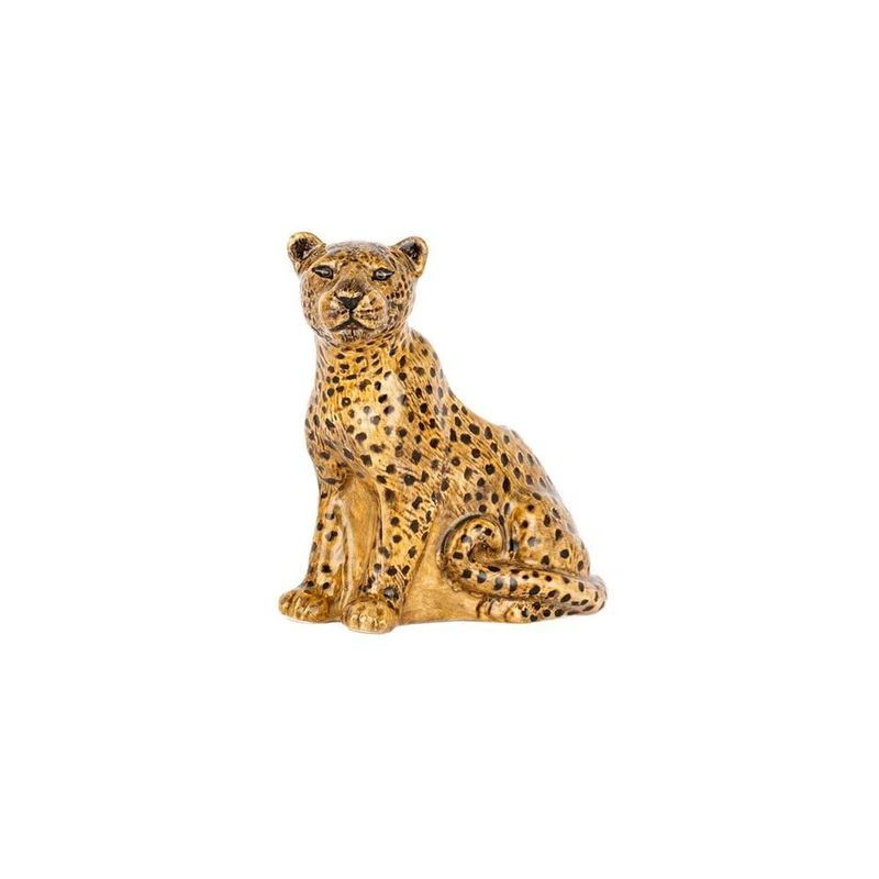 Leopard vase i stentøj, mini – Quail