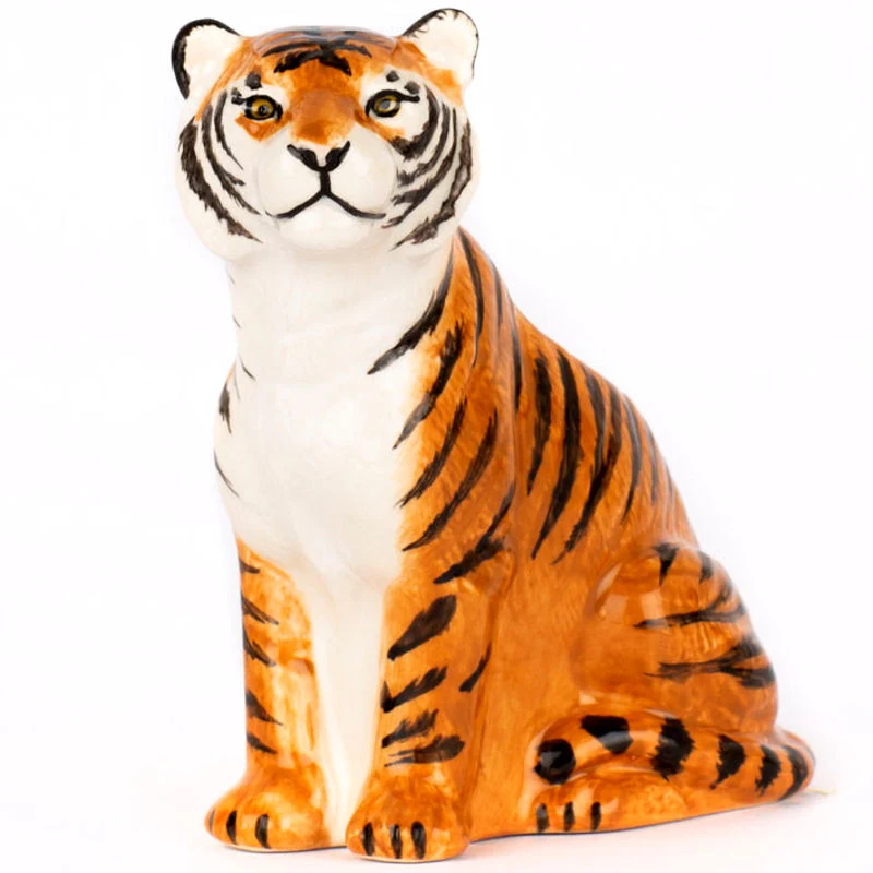 Tiger vase i stentøj, mini – Quail