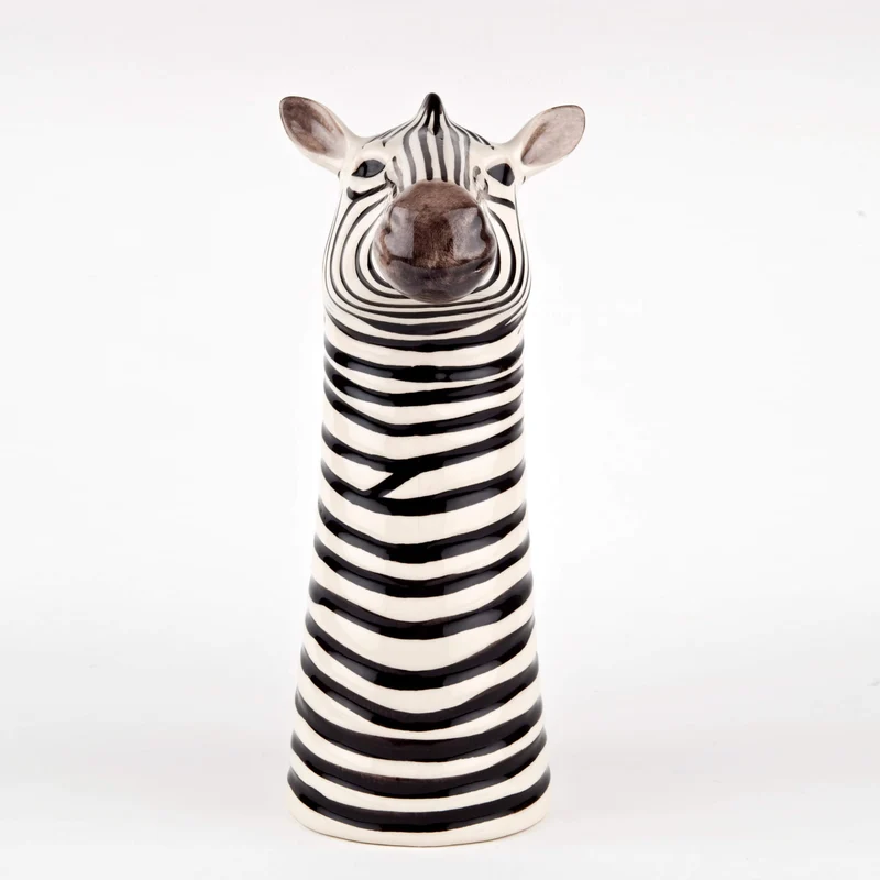 Zebra vase i stentøj – Quail