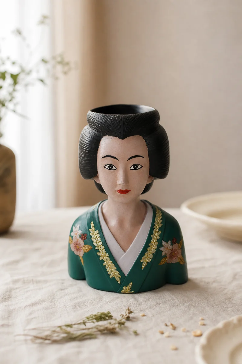 Geisha vase