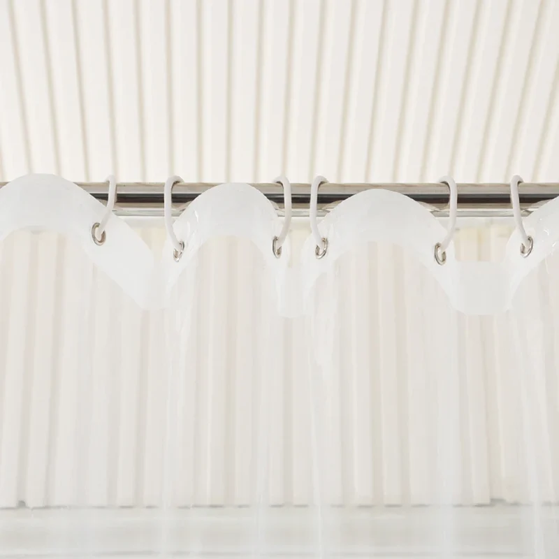 Rideau de douche transparent classique