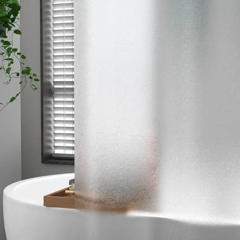 Rideau de douche transparent effet soie