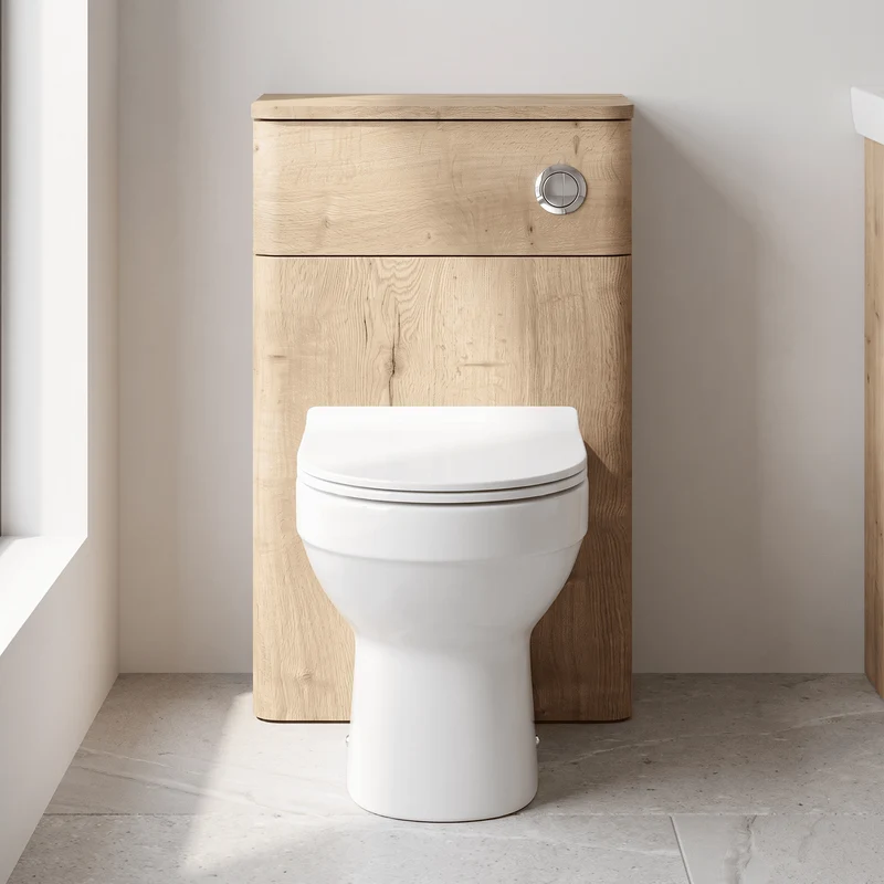 Core 505 x 260mm WC Unit - Autumn Oak Woodgrain