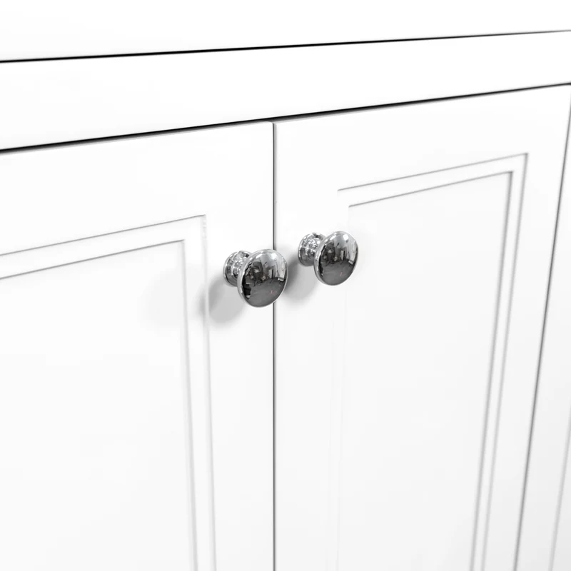 Kingsbury Classic Curved 1200mm Vanity Unit, Worktop & Ceramic Basin - White