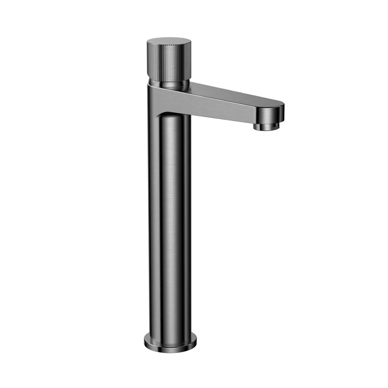 Flauto Tall Basin Tap - Gunmetal