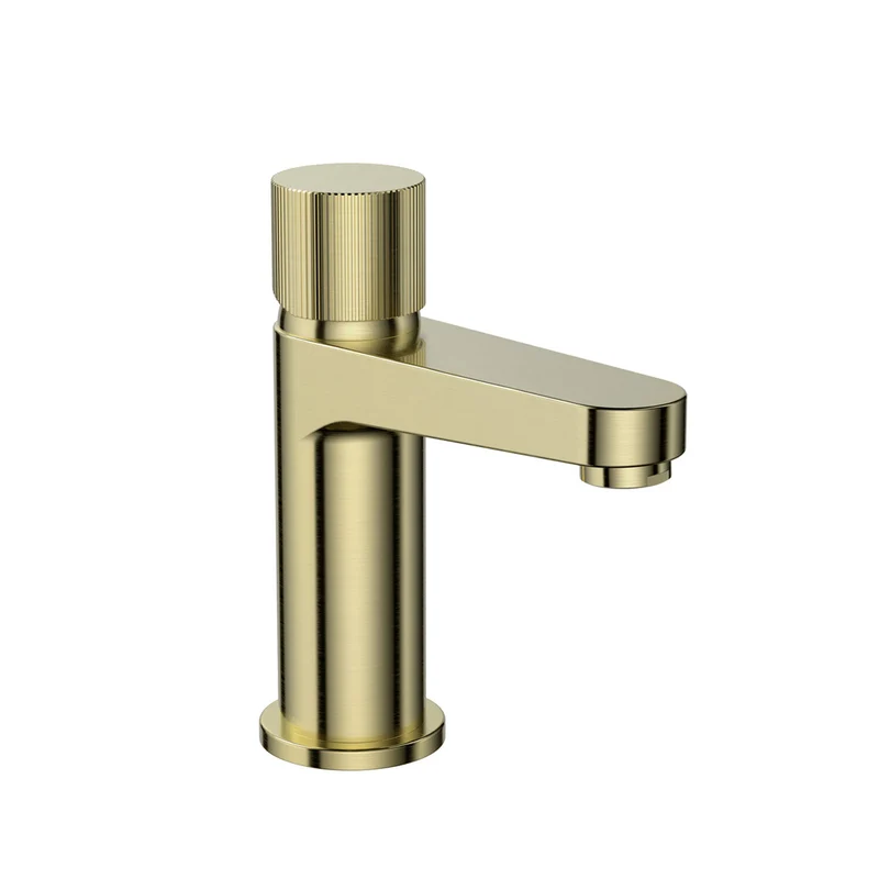 Flauto Basin Mixer - Brushed Brass