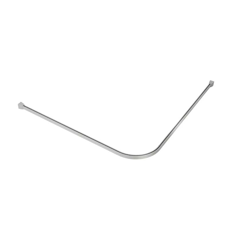 Croydex Profile 800 L-Shaped Rail 915x915 - White