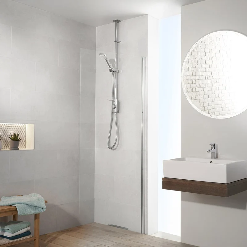 Aqualisa Visage Q Smart Shower Exposed With Adj Head - Gravity Pumped