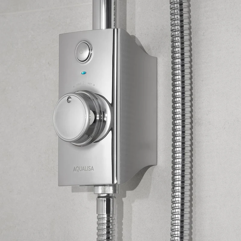 Aqualisa Visage Q Smart Shower Exposed With Adj Head - Gravity Pumped