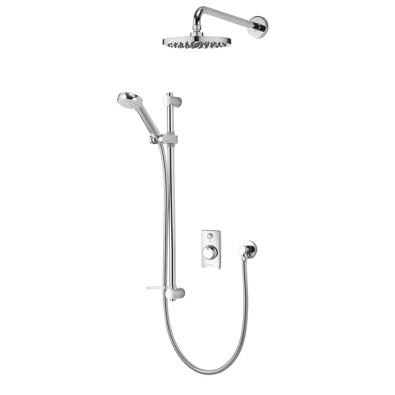 Aqualisa Visage Q Smart Shower Concealed With Adj And Wall Fixed Head - Gravity Pumped