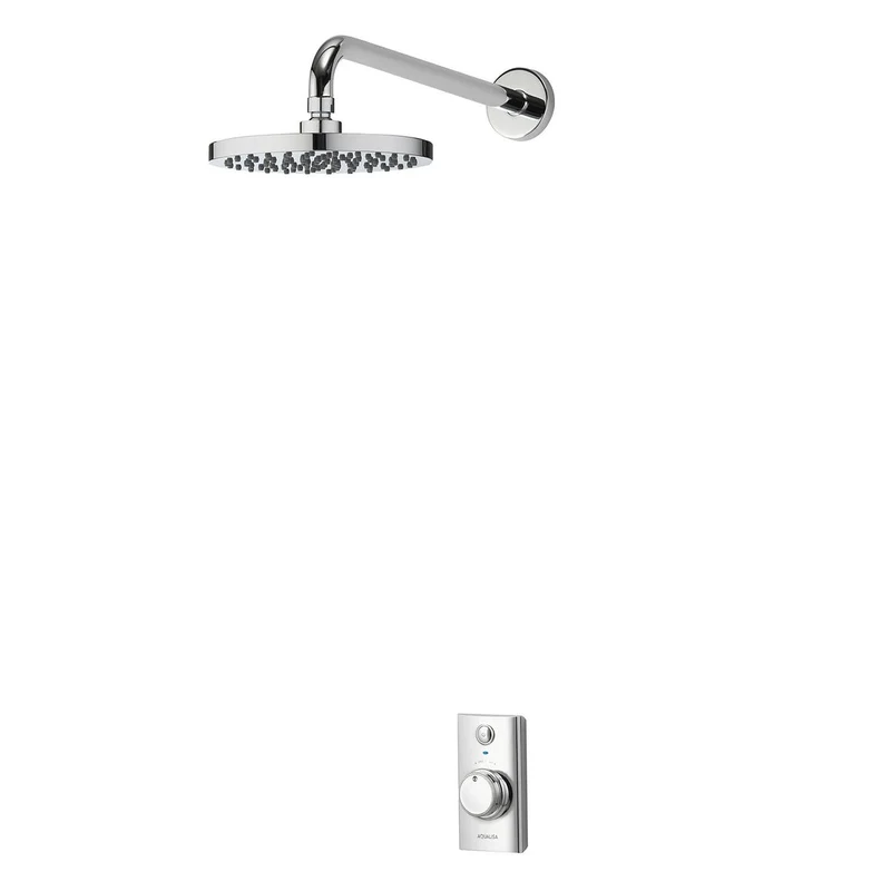Aqualisa Visage Q Smart Shower Concealed With Fixed Head - Gravity Pumped