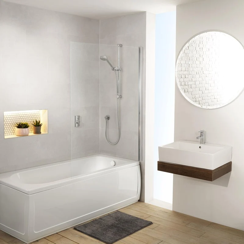 Aqualisa Visage Q Smart Shower Concealed With Adj Head And Bath Fill - Hp/Combi