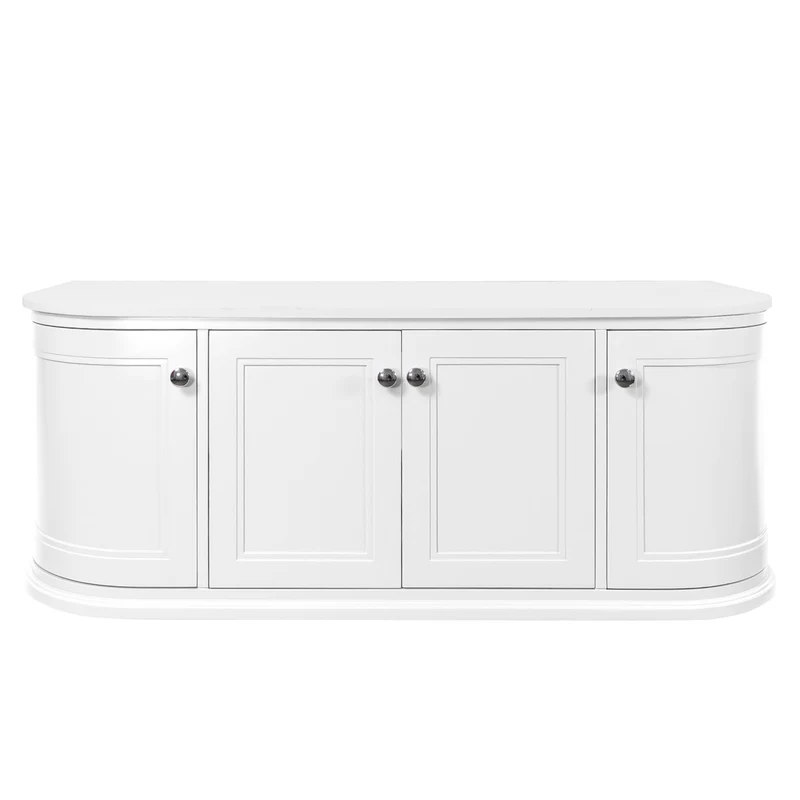 Kingsbury 1200mm Wall Hung Bathroom Bundle - White